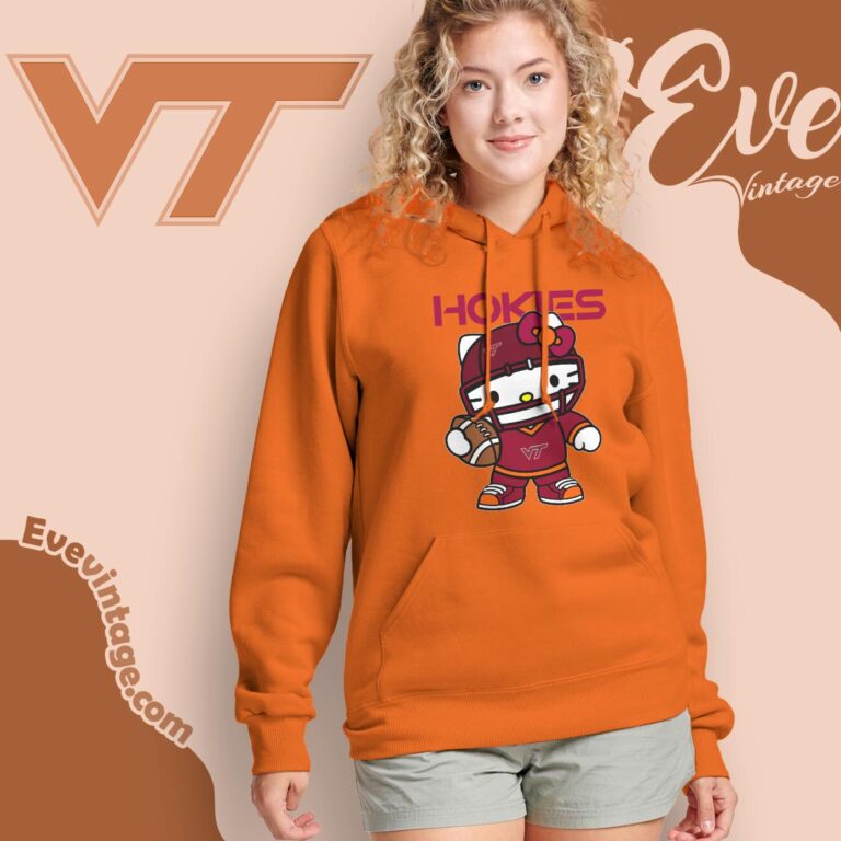 Hello Kitty Virginia Tech Hokies Football Shirt Hoodie Hello Kitty Virginia Tech Hokies Football Shirt Hoodie