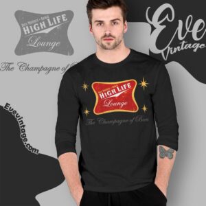 Highlife Lounge Shirt Iowa Dive Bar Tee Long Sleeve Tee
