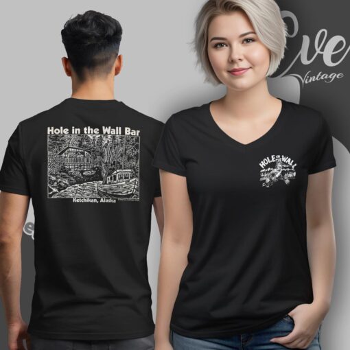 Hole In The Wall Marina Shirt – Ketchikan AK Dive Bar