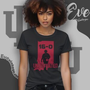 Hoosier Curt Cignetti Coach Undefeated 16 0 Women T shirt