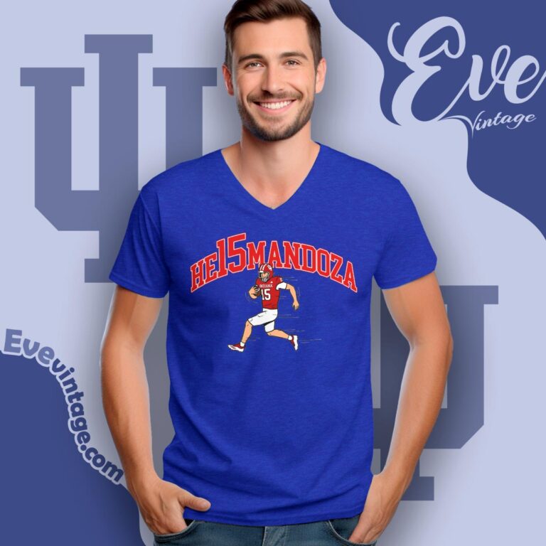 Hoosier Heisman Fernando Mendoza He15man Shirt V Neck TShirt Hoosier Heisman Fernando Mendoza He15man Shirt V Neck TShirt