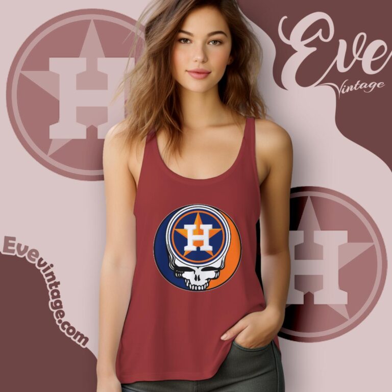 Houston Astros Steal Your Face Grateful Dead Shirt Tank Top Racerback Houston Astros Steal Your Face Grateful Dead Shirt Tank Top Racerback