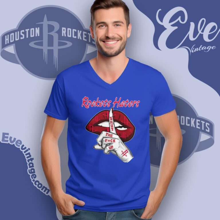 Houston Rockets Haters Shut The Fuck Up V Neck TShirt Houston Rockets Haters Shut The Fuck Up V Neck TShirt