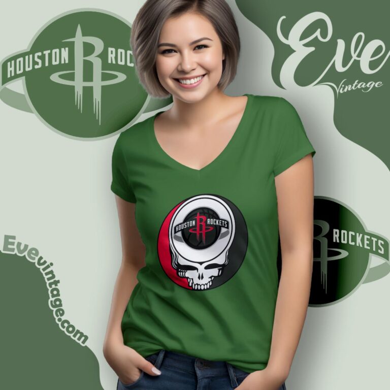 Houston Rockets Steal Your Face Grateful Dead Shirt V Neck TShirt Houston Rockets Steal Your Face Grateful Dead Shirt V Neck TShirt