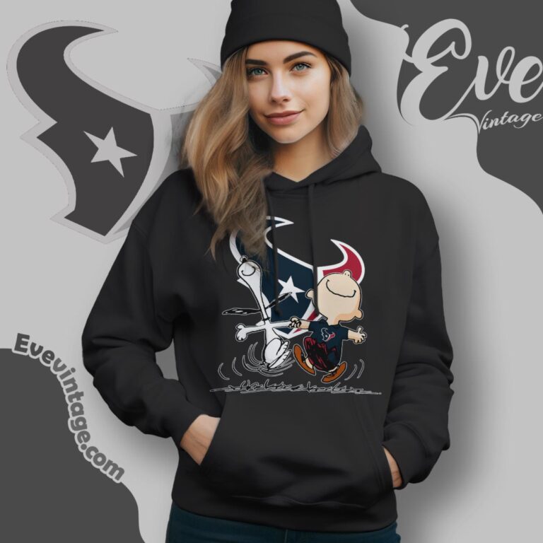 Houston Texans Charlie Brown Snoopy Happy Dancing Shirt Hoodie Houston Texans Charlie Brown Snoopy Happy Dancing Shirt Hoodie