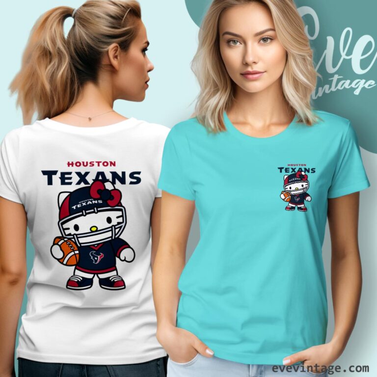 Houston Texans Hello Kitty Shirt T Shirt Houston Texans Hello Kitty Shirt T Shirt