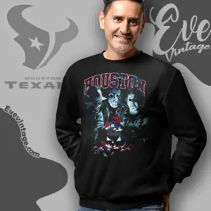 Houston Texans Horror Halloween Sweatshirt