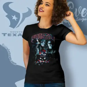 Houston Texans Horror Halloween Women T shirt