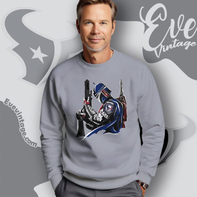 Houston Texans Mandalorian Star Wars Shirt Sweatshirt Houston Texans Mandalorian Star Wars Shirt Sweatshirt