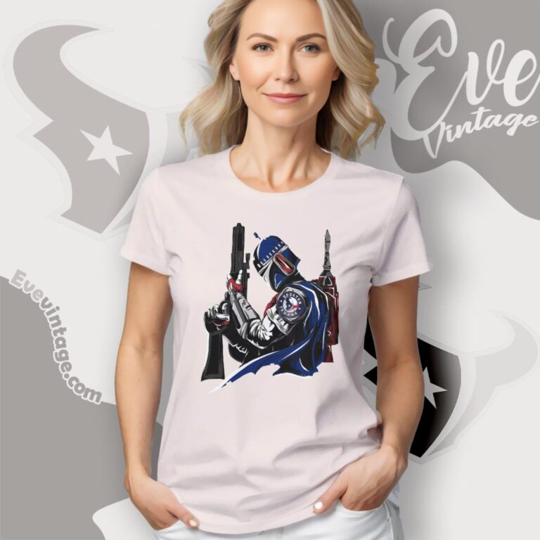 Houston Texans Mandalorian Star Wars Shirt Women T Shirt Houston Texans Mandalorian Star Wars Shirt Women T Shirt