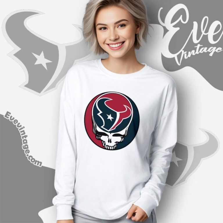 Houston Texans Steal Your Face Grateful Dead Shirt Long Sleeve Tee Houston Texans Steal Your Face Grateful Dead Shirt Long Sleeve Tee