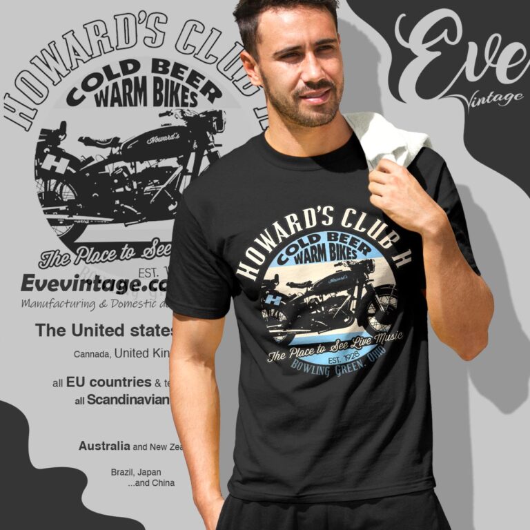 Howard's Club H Shirt Bowling Green Ohio Dive Bar T shirt Howard's Club H Shirt Bowling Green Ohio Dive Bar T shirt