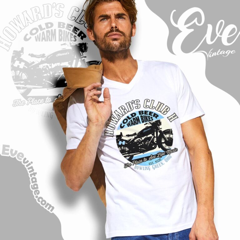 Howard's Club H Shirt Bowling Green Ohio Dive Bar V Neck TShirt Howard's Club H Shirt Bowling Green Ohio Dive Bar V Neck TShirt