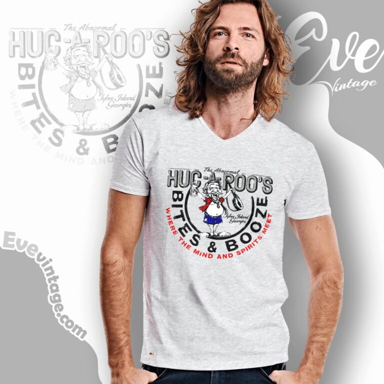 Huc a poo's Bar Shirt Georgia Dive Bar V Neck TShirt Huc a poo's Bar Shirt Georgia Dive Bar V Neck TShirt