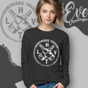 Huntridge Tavern Shirt Las Vegas Dive Bar Long Sleeve Tee