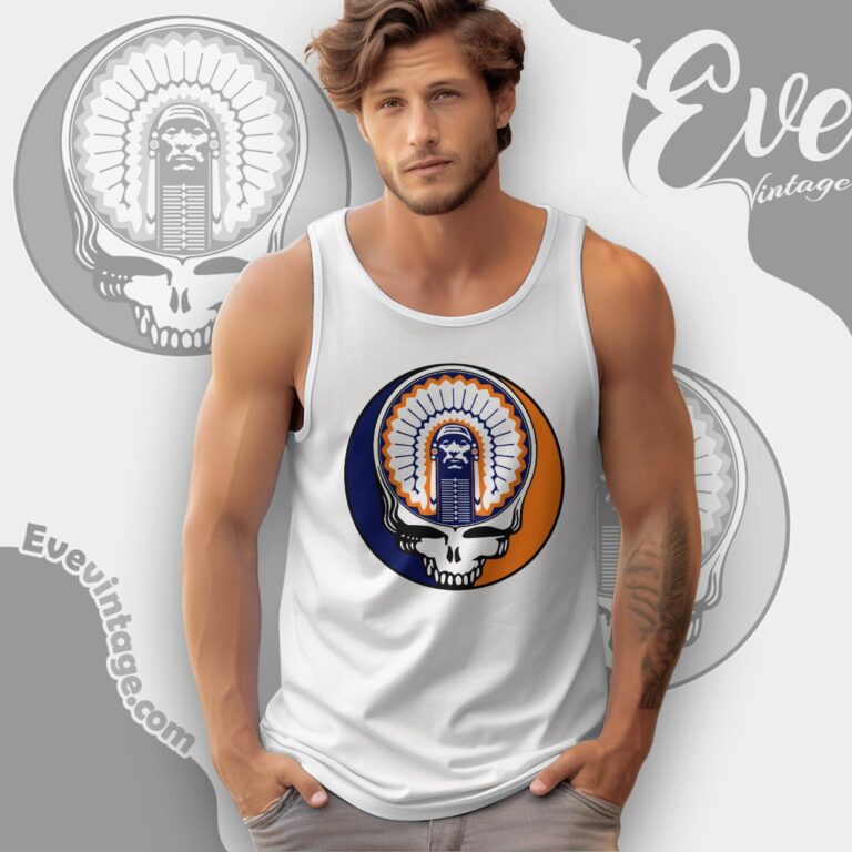 Illinois Fighting Illini Steal Your Face Stealie Shirt Tank Top Racerback Illinois Fighting Illini Steal Your Face Stealie Shirt Tank Top Racerback