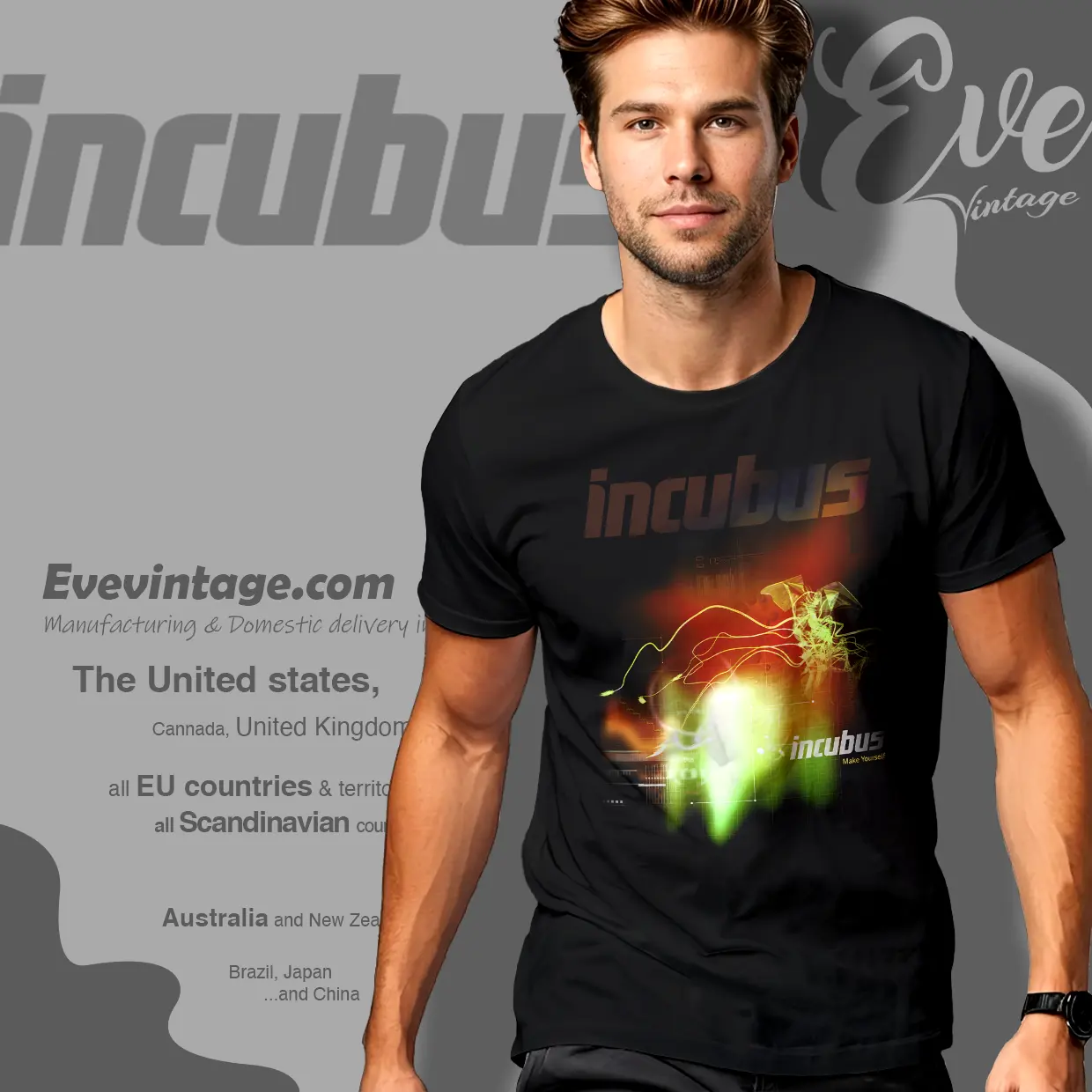 Incubus Make Yourself T shirt Incubus Make Yourself T shirt