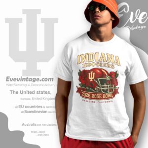 Indiana Football Rose Bowl Helmet Shirt – Big 10 Champions
