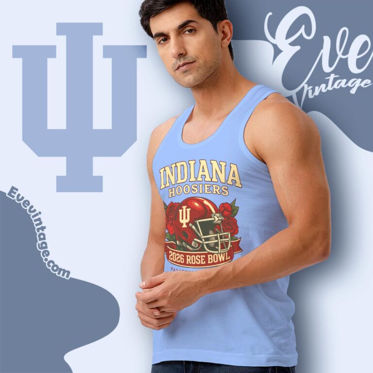Indiana Football Rose Bowl Helmet Shirt Big 10 Champions Tank Top Racerback Indiana Football Rose Bowl Helmet Shirt Big 10 Champions Tank Top Racerback