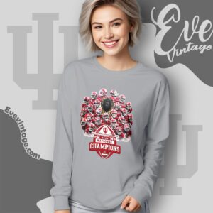 Indiana Football Team Championship Shirt Long Sleeve Tee