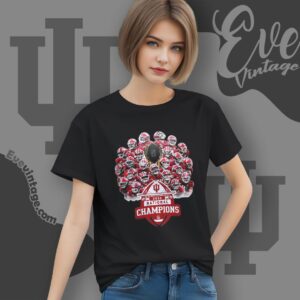 Indiana Football Team Championship Shirt Women T shirt