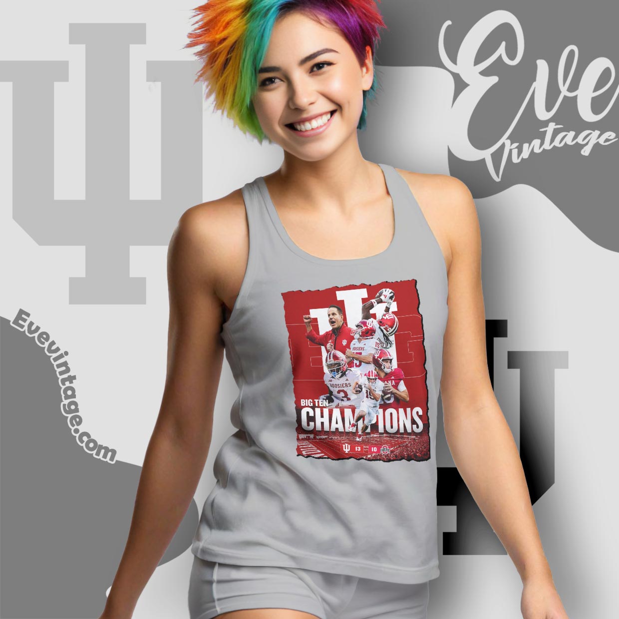 Indiana Hoosiers 2025 Big10 Champions Poster Shirt Indiana Hoosiers 2025 Big10 Champions Poster Shirt