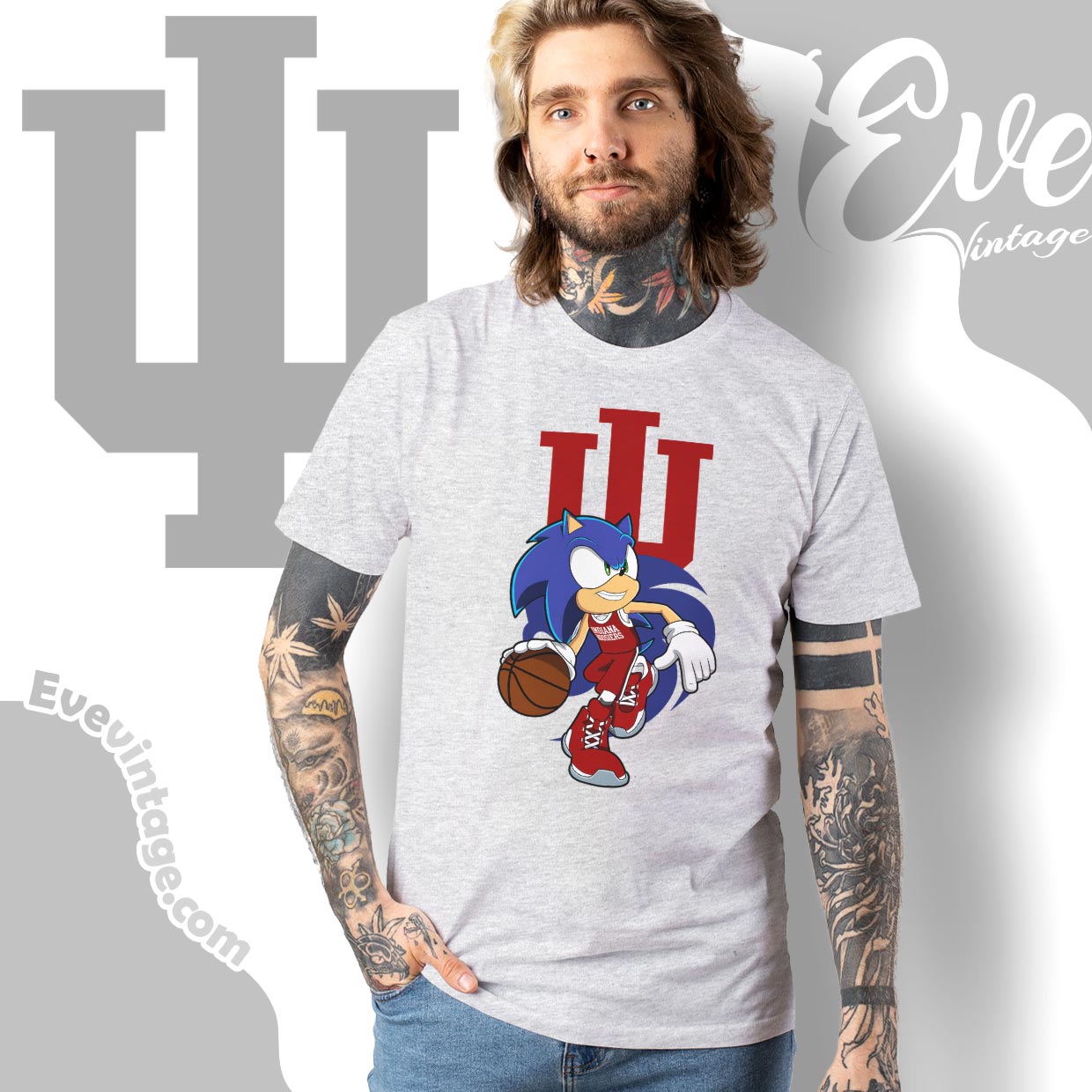 Indiana Hoosiers Sonic The Hedgehog Basketball Shirt T shirt Indiana Hoosiers Sonic The Hedgehog Basketball Shirt T shirt