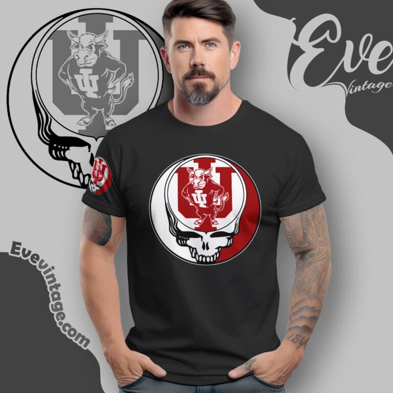 Indiana Hoosiers Steal Your Face Stealie Shirt T shirt Indiana Hoosiers Steal Your Face Stealie Shirt T shirt