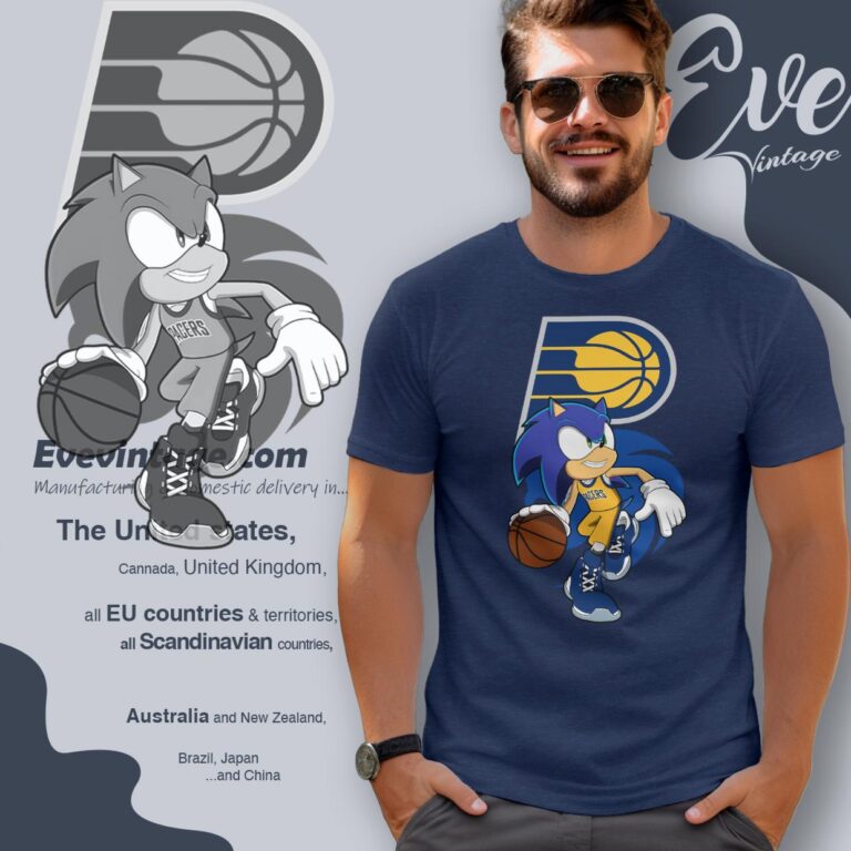 Indiana Pacers Sonic The Hedgehog Shirt T shirt Indiana Pacers Sonic The Hedgehog Shirt T shirt