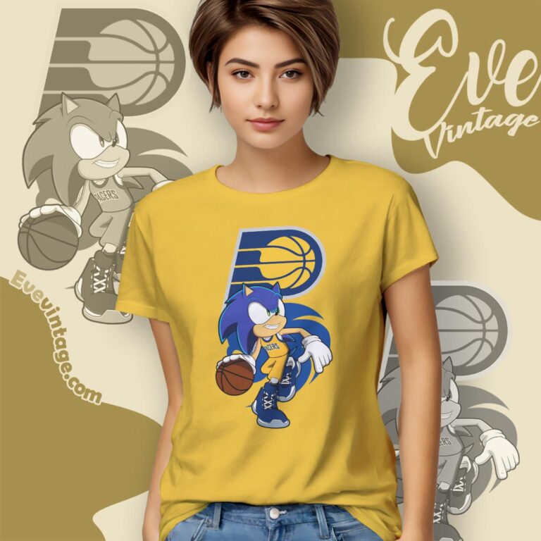 Indiana Pacers Sonic The Hedgehog Shirt Women T shirt Indiana Pacers Sonic The Hedgehog Shirt Women T shirt