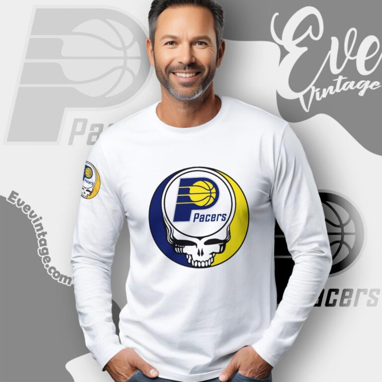 Indiana Pacers Steal Your Face Grateful Dead Shirt Long Sleeve Tee Indiana Pacers Steal Your Face Grateful Dead Shirt Long Sleeve Tee