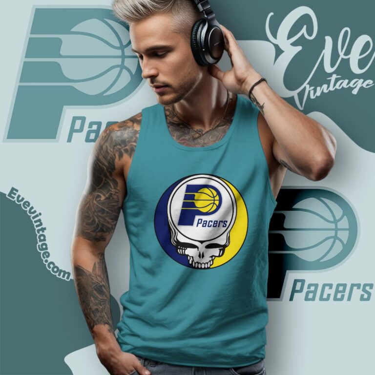 Indiana Pacers Steal Your Face Grateful Dead Shirt Tank Top Racerback Indiana Pacers Steal Your Face Grateful Dead Shirt Tank Top Racerback