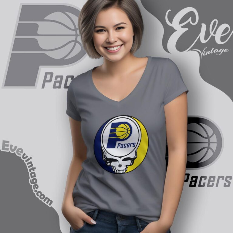 Indiana Pacers Steal Your Face Grateful Dead Shirt V Neck TShirt Indiana Pacers Steal Your Face Grateful Dead Shirt V Neck TShirt