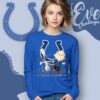 Indianapolis Colts Charlie Brown Snoopy Happy Dancing Shirt