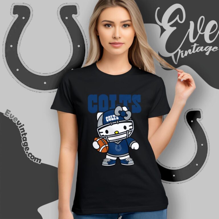 Indianapolis Colts Hello Kitty Shirt Women T Shirt Indianapolis Colts Hello Kitty Shirt Women T Shirt