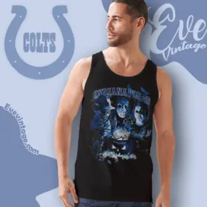 Indianapolis Colts Horror Halloween Shirt Tank Top Racerback