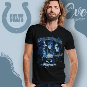 Indianapolis Colts Horror Halloween Shirt V Neck TShirt