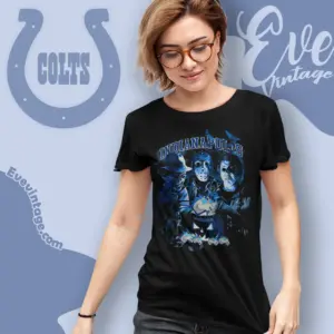 Indianapolis Colts Horror Halloween Shirt Women T shirt
