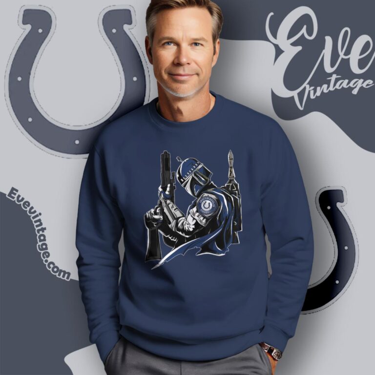 Indianapolis Colts Mandalorian Star Wars Shirt Sweatshirt Indianapolis Colts Mandalorian Star Wars Shirt Sweatshirt