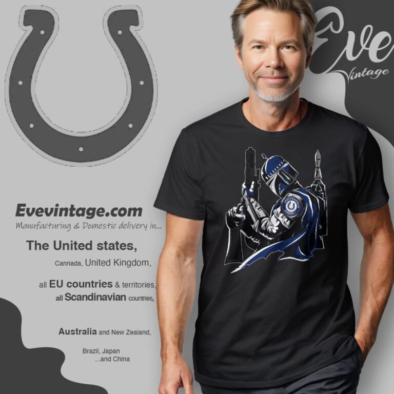 Indianapolis Colts Mandalorian Star Wars Shirt T Shirt Indianapolis Colts Mandalorian Star Wars Shirt T Shirt