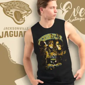Jacksonville Jaguars Horror Halloween Shirt Tank Top Racerback