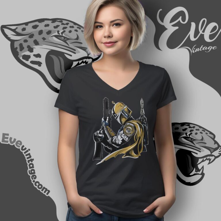 Jacksonville Jaguars Mandalorian Star Wars Shirt V Neck TShirt Jacksonville Jaguars Mandalorian Star Wars Shirt V Neck TShirt