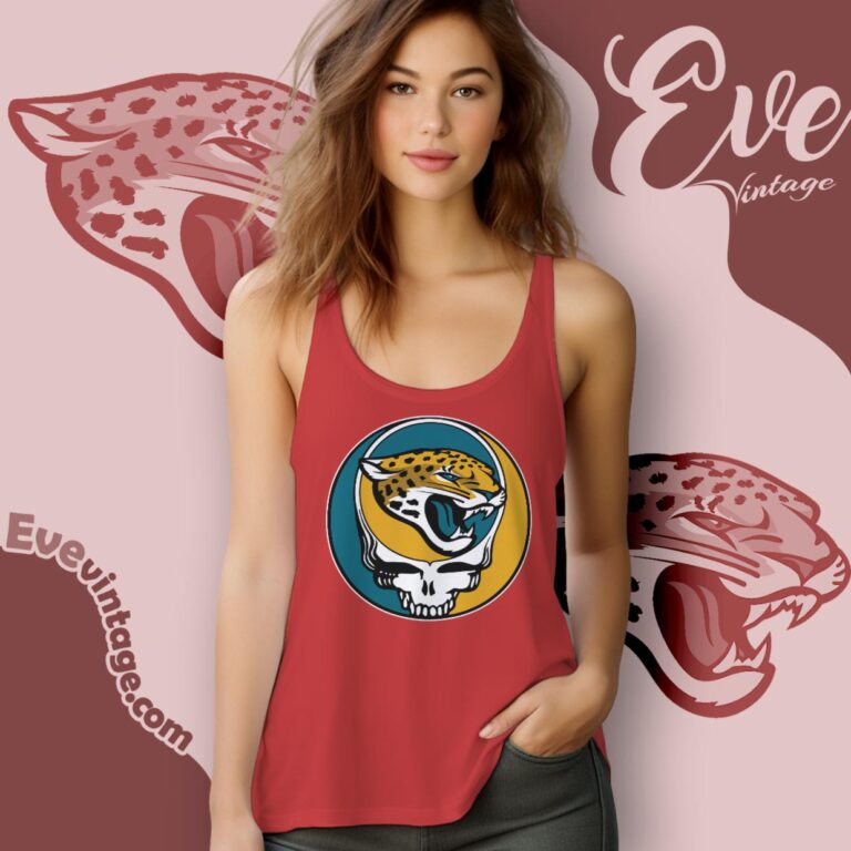 Jacksonville Jaguars Steal Your Face Grateful Dead Shirt Tank Top Racerback Jacksonville Jaguars Steal Your Face Grateful Dead Shirt Tank Top Racerback