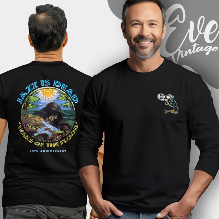 Jazz Is Dead Wake Of The Flood 50th Anniversary Shirt Long Sleeves Jazz Is Dead Wake Of The Flood 50th Anniversary Shirt Long Sleeves