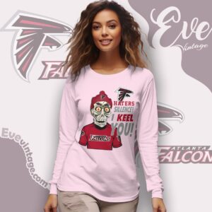 Jeff Dunham Atlanta Falcons Shirt Haters Silence I Keel You Long Sleeve Tee