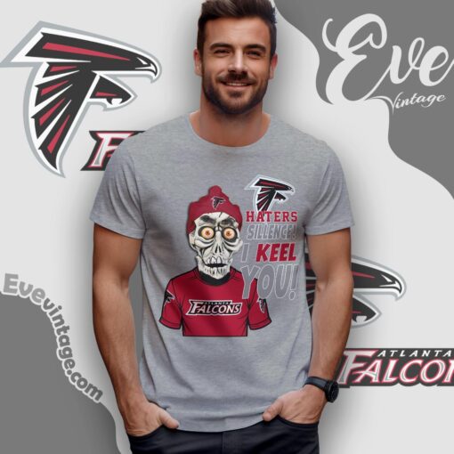 Jeff Dunham Atlanta Falcons Shirt – Haters Silence I Keel You