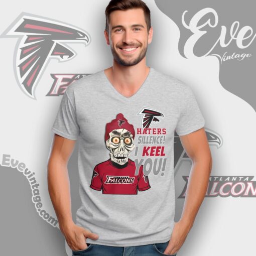 Jeff Dunham Atlanta Falcons Shirt – Haters Silence I Keel You