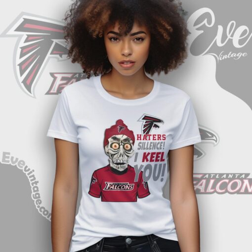 Jeff Dunham Atlanta Falcons Shirt – Haters Silence I Keel You