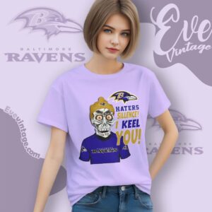 Jeff Dunham Baltimore Ravens Shirt – Haters Silence I Keel You