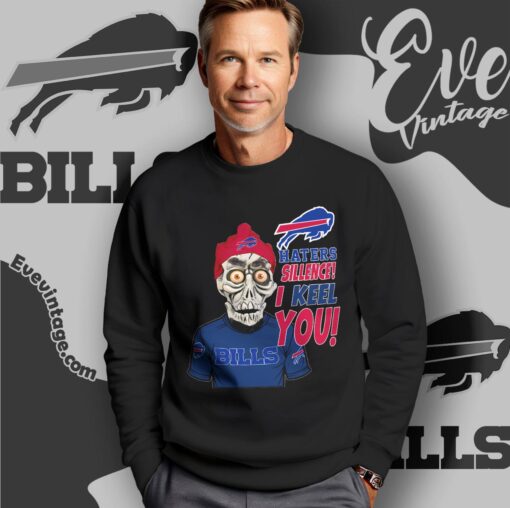 Jeff Dunham Buffalo Bills Shirt – Haters Silence I Keel You